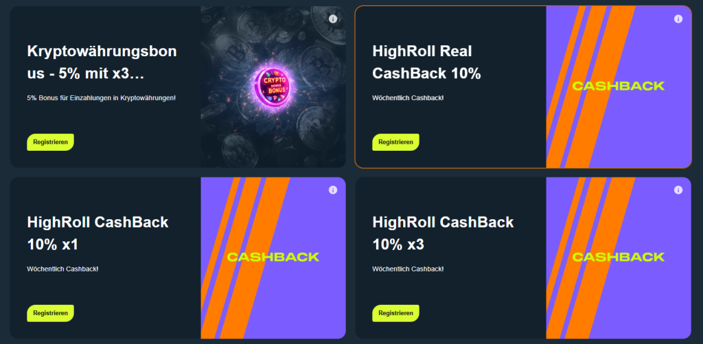 Bonusangebote im Gama Casino