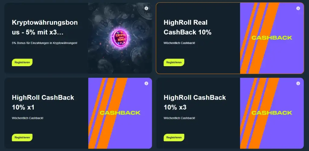 Bonusangebote im Gama Casino